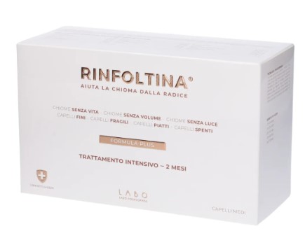 Rinfoltina trattamento per capelli di media lunghezza - 40 fiale - Labo